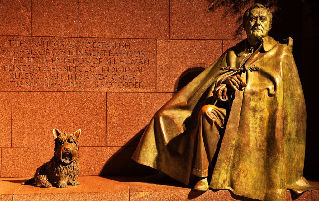 Image of the FDR Memorial